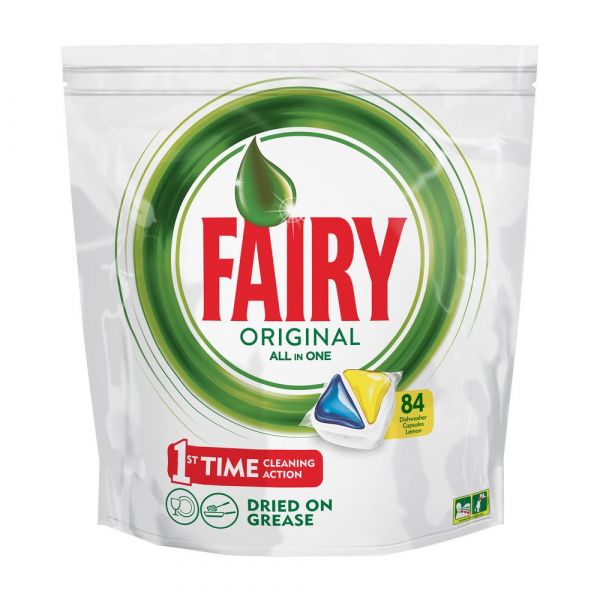 Капсулы для посудомоечных машин Fairy Original All In One 84 шт