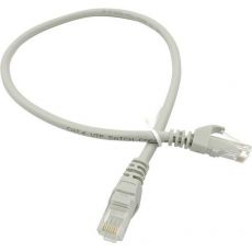 Патч-корд Buro UTP 4 пары cat6 CCA molded RJ-45 5 м, серый